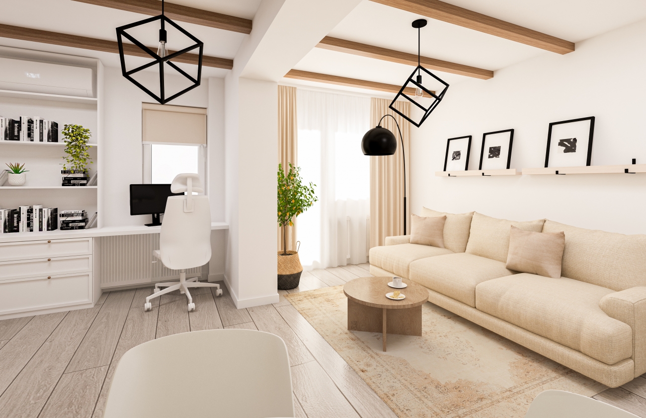 Amenajare Living before&after